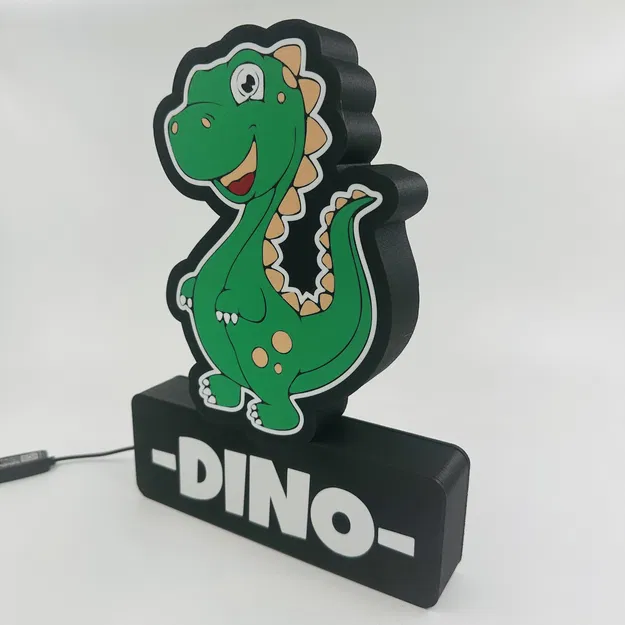 Dino 1/4 led lamp (3mf cho Bambu ams) - Image 10
