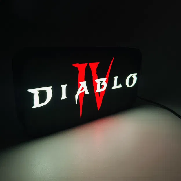 Đèn LED Trang Trí "Diablo Logo" - Image 3