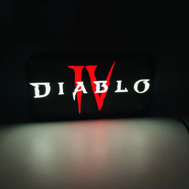 Đèn LED Trang Trí "Diablo Logo" - Image 7