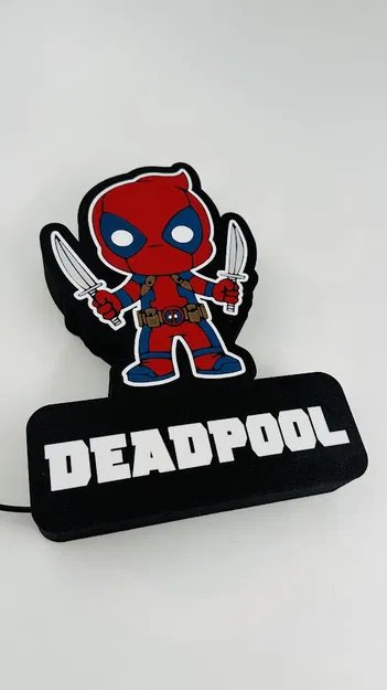 Đèn LED mini Deadpool (file 3MF cho Bambu AMS) - Image 18