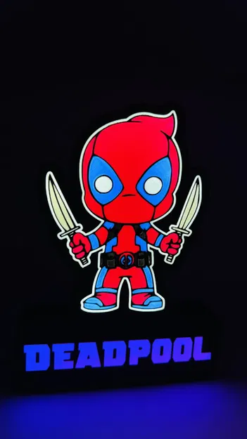 Đèn LED mini Deadpool (file 3MF cho Bambu AMS) - Image 19