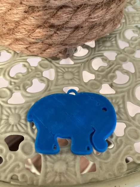 Móc Khóa/Mặt Dây Chuyền Voi Dễ Thương - Image 3