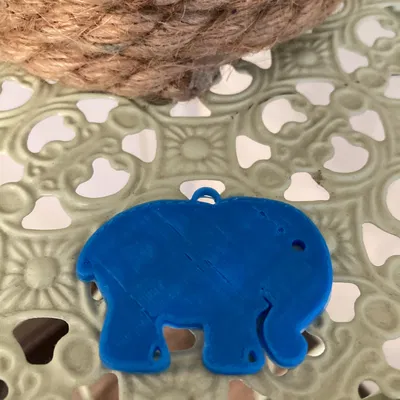 Móc Khóa/Mặt Dây Chuyền Voi Dễ Thương