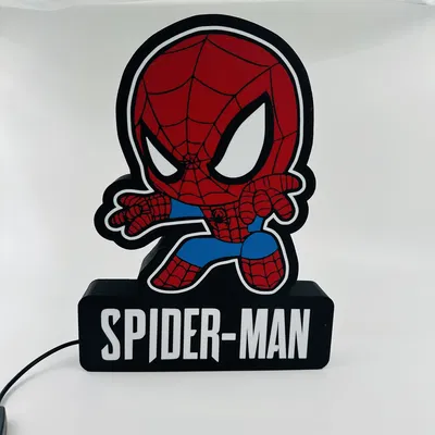 Đèn LED Spider-Man 3D