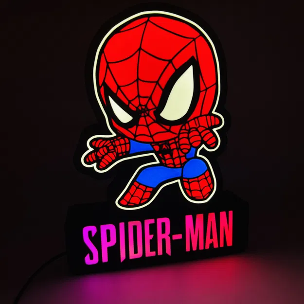 Đèn LED Spider-Man 3D - Image 3