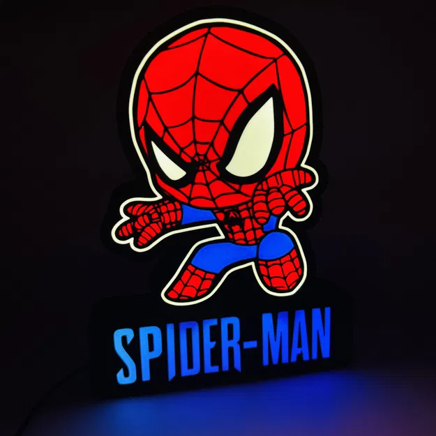 Đèn LED Spider-Man 3D - Image 5