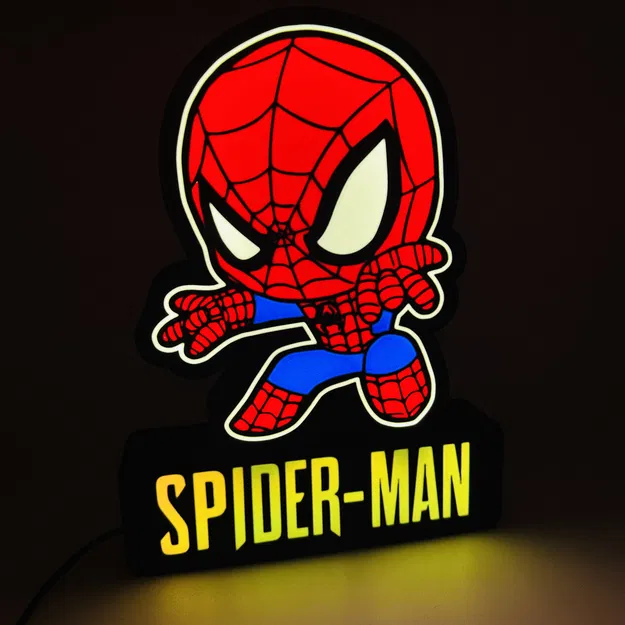 Đèn LED Spider-Man 3D - Image 9