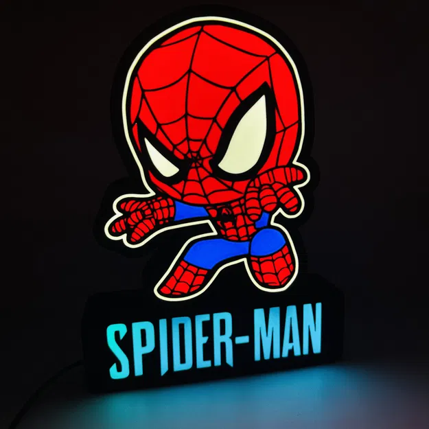 Đèn LED Spider-Man 3D - Image 10