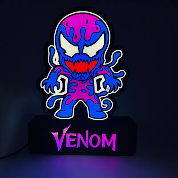 Đèn LED Chủ Đề Venom Dành Cho Fan Marvel - Image 2