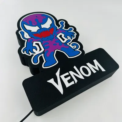 Đèn LED Chủ Đề Venom Dành Cho Fan Marvel