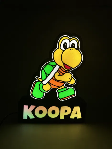 Đèn LED Koopa - Quà tặng độc đáo cho Fan Super Mario! - Image 1
