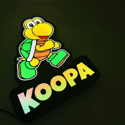 Đèn LED Koopa - Quà tặng độc đáo cho Fan Super Mario!