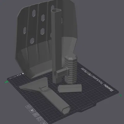 Xẻng Cào Băng Rút Gọn