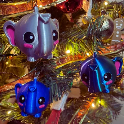 Voi Giáng Sinh Hình Cầu - Dòng Động Vật Hình Cầu