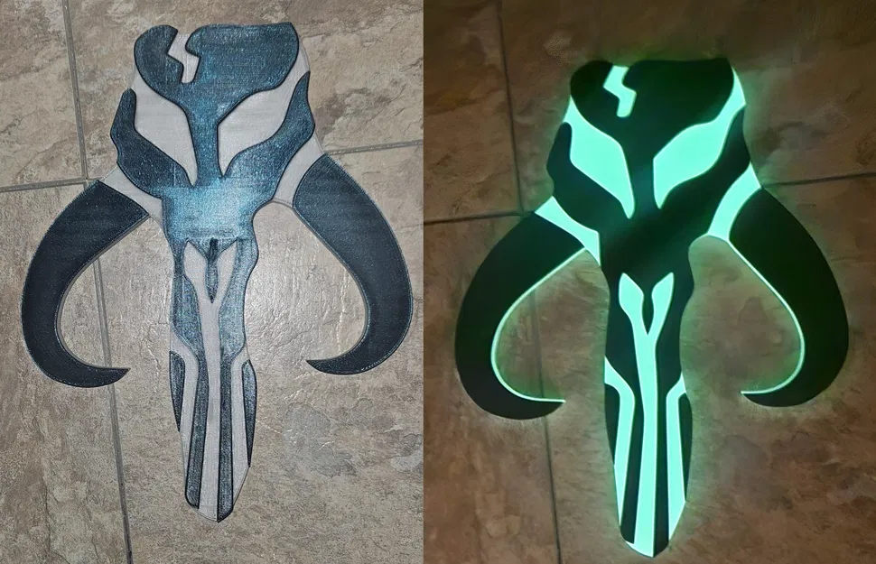 Trang Trí Treo Tường Mythosaur Cao 11" In 2 Lớp - Image 1