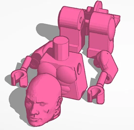 Mô hình Lego Dwayne Johnson - Image 1