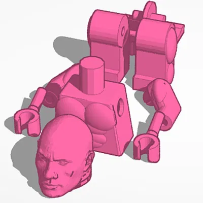 Mô hình Lego Dwayne Johnson