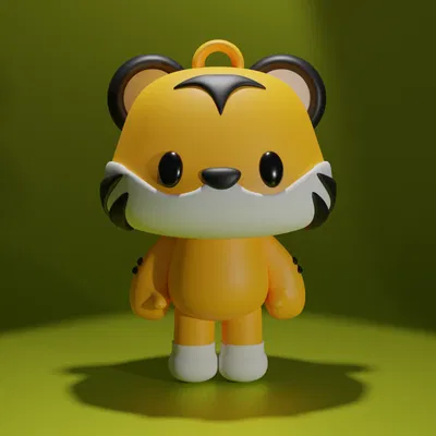 Móc Khóa/Tượng Hổ Con Dễ Thương