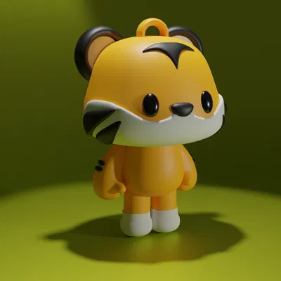 Móc Khóa/Tượng Hổ Con Dễ Thương