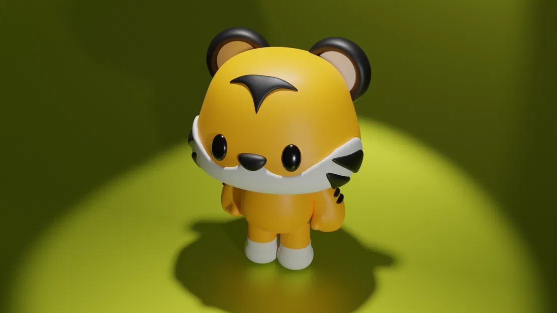 Móc Khóa/Tượng Hổ Con Dễ Thương - Image 5