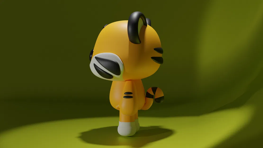 Móc Khóa/Tượng Hổ Con Dễ Thương - Image 6