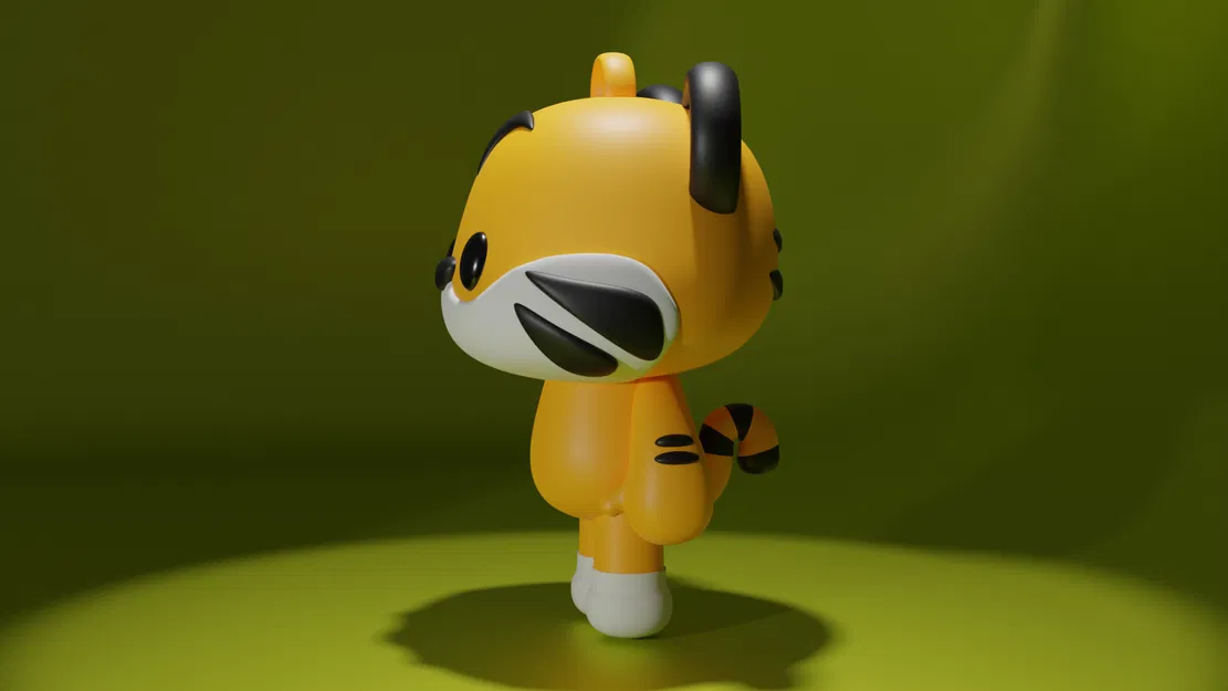 Móc Khóa/Tượng Hổ Con Dễ Thương - Image 7