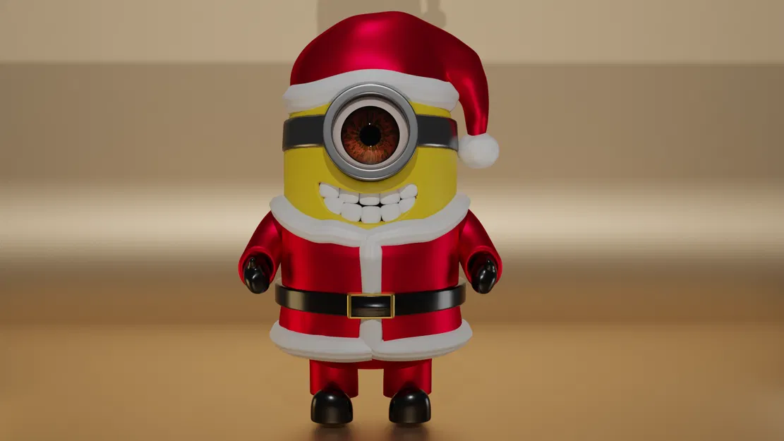 Mô Hình Minion Ông Già Noel Trang Trí Giáng Sinh - Image 1