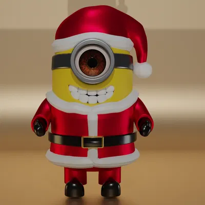 Mô Hình Minion Ông Già Noel Trang Trí Giáng Sinh