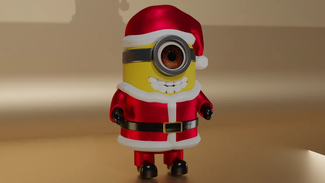Mô Hình Minion Ông Già Noel Trang Trí Giáng Sinh - Image 2