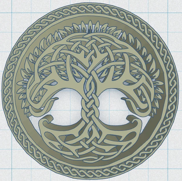 Tấm Lót Ly Celtic / Norse - Cây Sự Sống 50 - Image 2