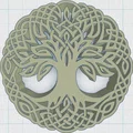Celtic / Norse - Cây Sự Sống Đế Lót Cốc 48 - Thumbnail 2