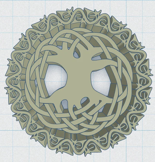 Celtic / Norse - Đế Lót Ly Cây Sự Sống 49 - Image 2