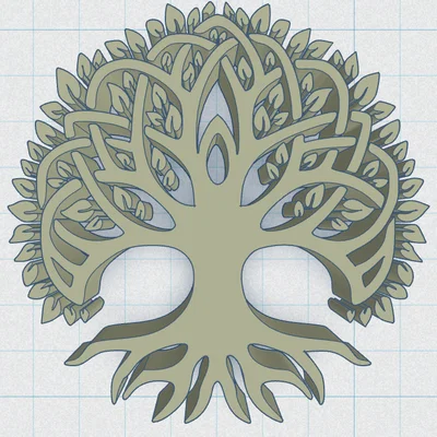 Giá Đỡ Ly "Celtic / Norse - Cây Sự Sống 46"