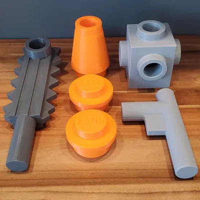 10x Cưa Máy Kiểu Lego