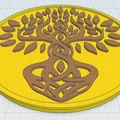 Celtic / Norse - Cây Sự Sống Đế Lót Ly 37 - Thumbnail 1