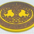 Đế Lót Cốc Celtic / Norse - Cây Sự Sống 43 - Thumbnail 1