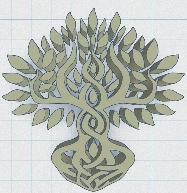 Celtic / Norse - Cây Sự Sống Đế Lót Ly 37 - Image 2