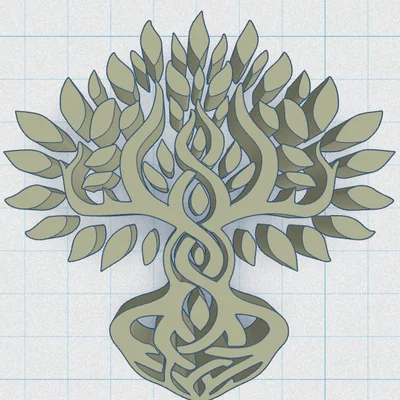 Celtic / Norse - Cây Sự Sống Đế Lót Ly 37