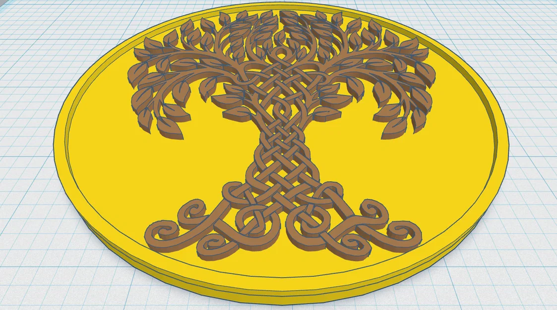 Đế Lót Cốc Celtic / Norse - Cây Sự Sống 40 - Image 1