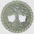 Celtic / Norse - Cây Sự Sống Đế Lót Ly 38 - Thumbnail 2