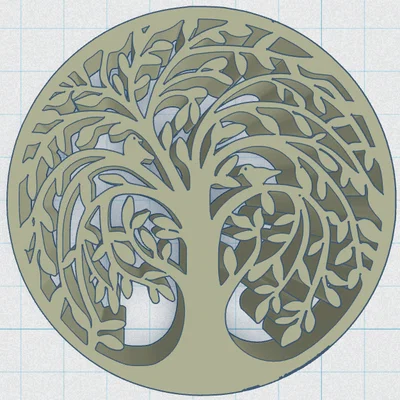 Cây Sự Sống Celtic / Norse - Đế Lót Cốc 42