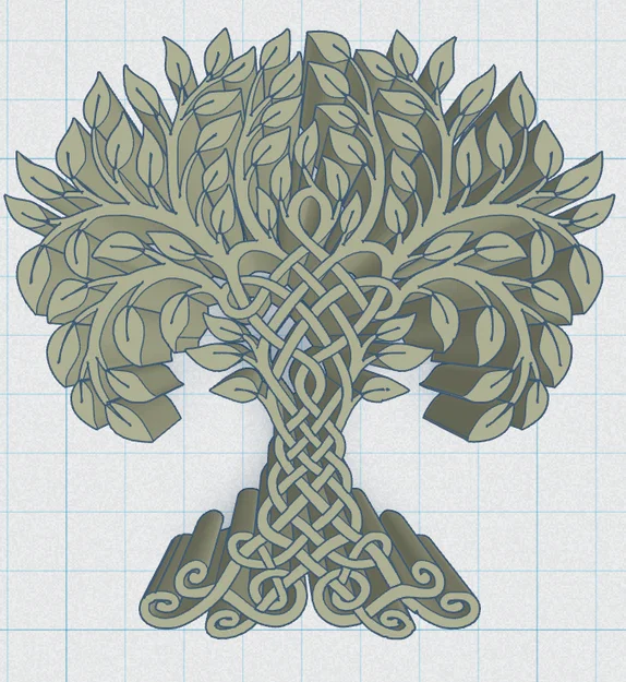 Đế Lót Cốc Celtic / Norse - Cây Sự Sống 40 - Image 2