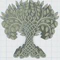 Đế Lót Cốc Celtic / Norse - Cây Sự Sống 40 - Thumbnail 2