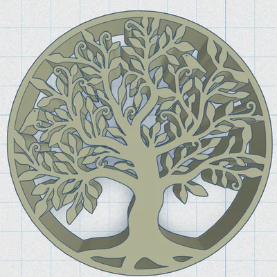 Khắc Lót Ly Cây Sự Sống Celtic / Norse 44