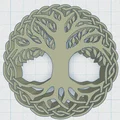 Mặt Ly / Cây Sự Sống Phong Cách Celtic / Norse 34 - Thumbnail 2