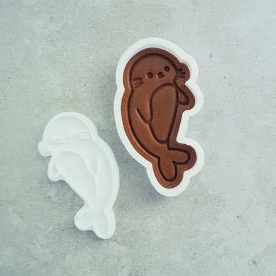 Khuôn Cắt Bánh Hình Hải Ly