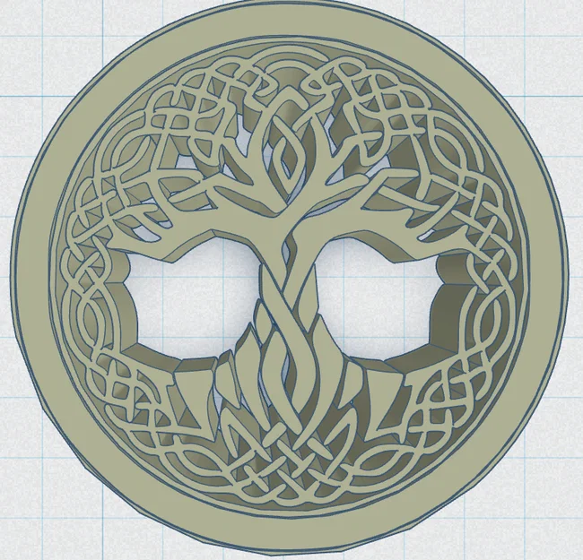 Celtic / Norse - Cây Sự Sống Đế Lót Ly 35 - Image 2
