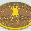 Khắc Lót Cốc Celtic / Norse - Cây Sự Sống 33 - Thumbnail 1