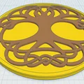 Vòng Đỡ Tách Trà Celtic / Norse - Cây Sự Sống 30 - Thumbnail 1