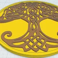 Mặt Lót Cốc Celtic / Norse - Cây Sự Sống 29 - Thumbnail 1